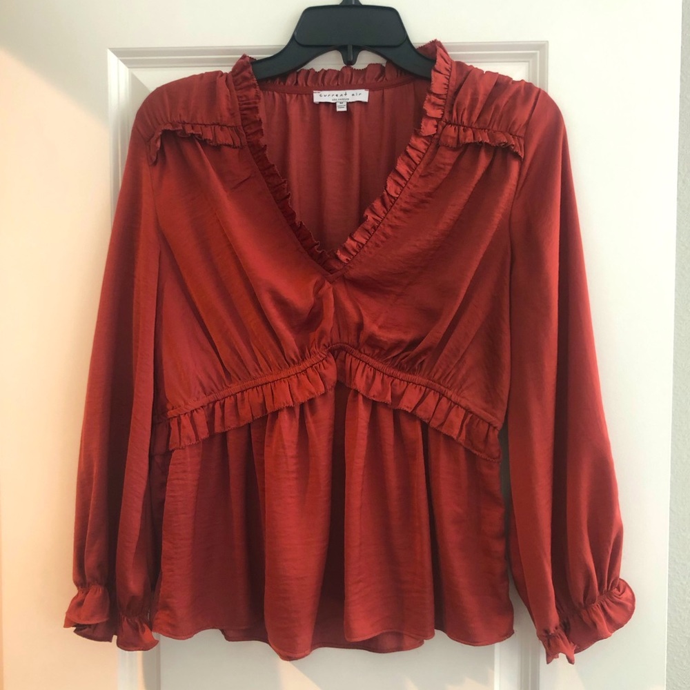 Silk blouse.